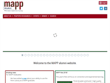 Tablet Screenshot of mappalum.org